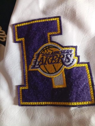 XL Chaqueta Los Angeles Lakers Negra y Blanca