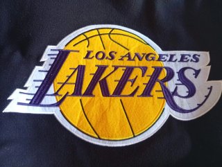 XL Chaqueta Los Angeles Lakers Negra y Blanca