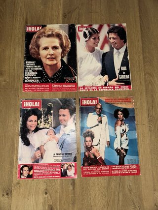 Lote de 4 revistas  años ( 1975/1977/1978/1979)