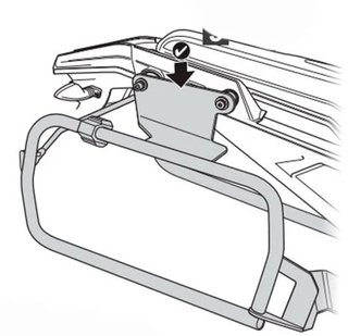 Soporte Shad 4P System Benelli TRK502X