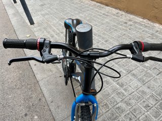 Bicicleta Infantil 24 Negra y Azul