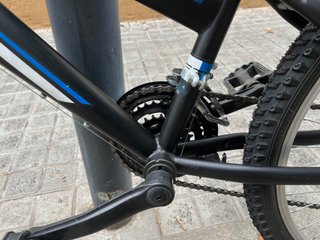 Bicicleta Infantil 24 Negra y Azul