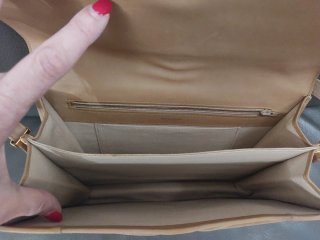 Borsa Nazareno Gabrielli scamosciata beige