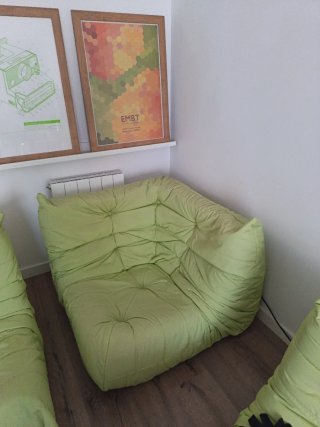 Sillón y rinconera Togo Ligne Roset Retapizado