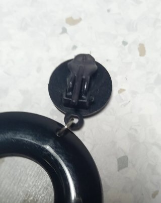 Pendientes Aro Negros