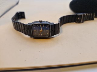 Orologio Cartier Vintage Donna Nero/Oro