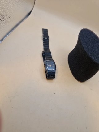 Orologio Cartier Vintage Donna Nero/Oro