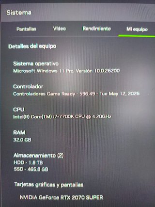 PC da Gaming/RTX2070Super/32GBDDR4/I7