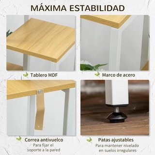 Soporte para Plantas con 7 Estantes Escalonados