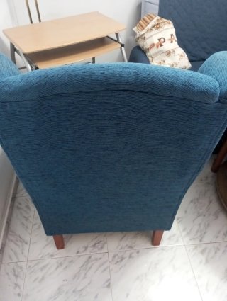 Butaca Orejera Azul