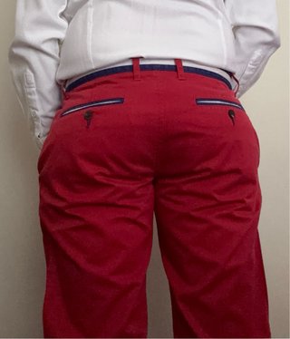 Pantalón El Ganso Hombre Talla 42 Rojo