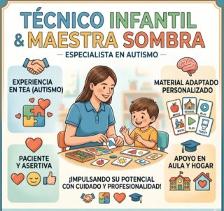Maestra Sombra - Técnico Infantil (Autismo/TEA)
