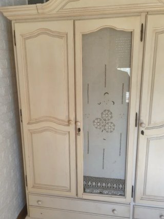 Armario juvenil madera blanco