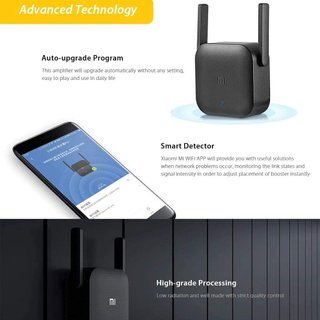 Xiaomi amplificador wifi con antenas externas