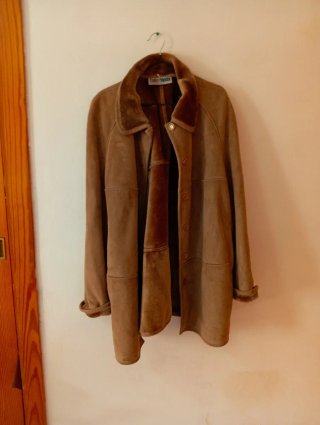 Abrigo Talla Moda Marrón