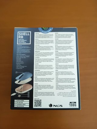 Ratón NGS Shell RB Inalámbrico Recargable