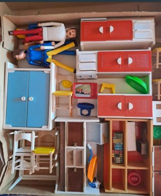 Juego Figuras Articuladas Años 70-80