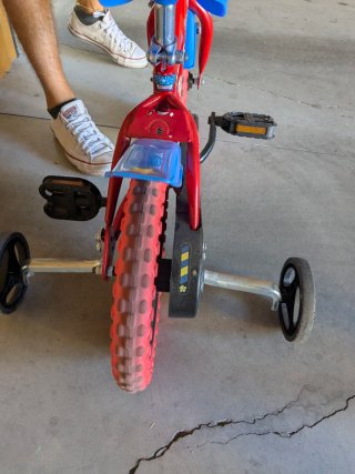 Bicicletta Paw Patrol con rotelle