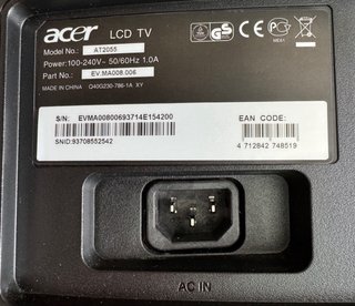 Monitor Acer LCD Negro