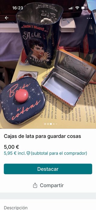 Scatole di latta per la conservazione