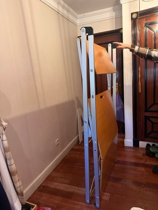 Escritorio Plegable Madera y Metal