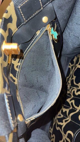 Bolso Tote Tous Negro y Marrón