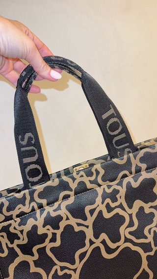 Bolso Tote Tous Negro y Marrón
