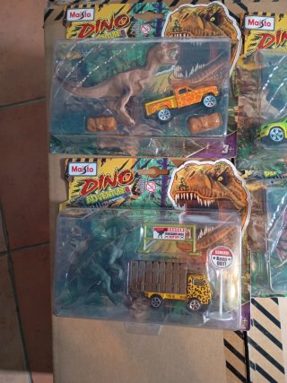 Lotto Maisto DINO 1:64 Set Veicoli e Dinosauri