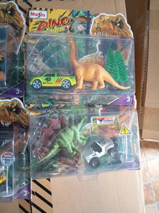 Lotto Maisto DINO 1:64 Set Veicoli e Dinosauri
