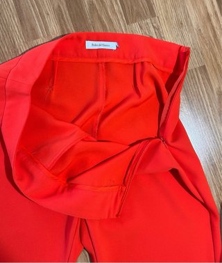 Pantalón Pedro del Hierro recto naranja 38/40