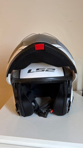 Casco Modular LS2 Blanco con Intercomunicador