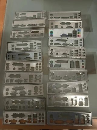 Lote 20 Chapas Traseras I/O Shield PC