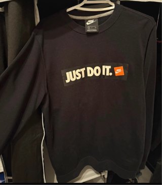 Sudadera Nike Just Do It Negra