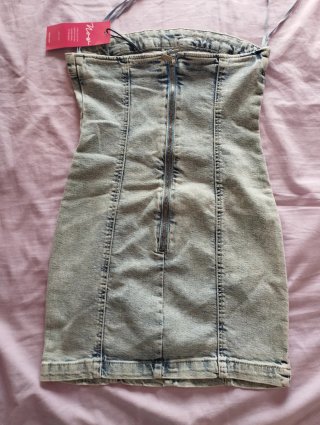 Vestido vaquero Lefties Talla S