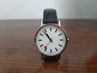 RELOJ MONDAINE FERROCARRILES SUIZOS SBB CFF FFS