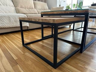 Set mesas centro Maison du Monde Long Island crist