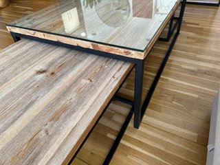 Set mesas centro Maison du Monde Long Island crist