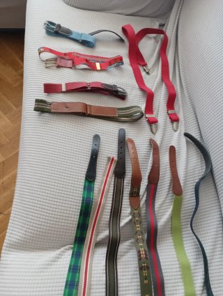 Otto cinture per bambini nuove, età 5 anni più regalo