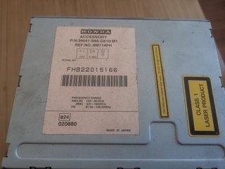 radio cd navegador honda