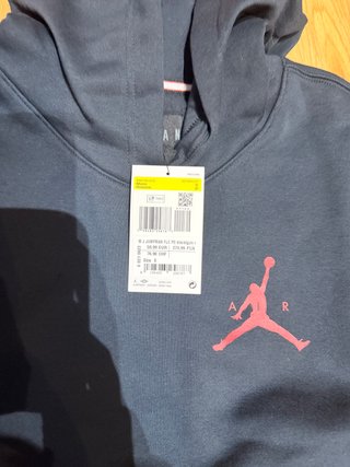 Sudadera Jordan Jumpman Talla S Negra/Gris
