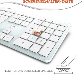 Tastiere Mobility Lab tedesco con cavo per Mac