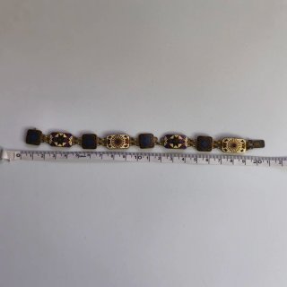 Pulsera Art Deco Esmaltada