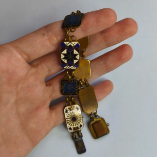 Pulsera Art Deco Esmaltada