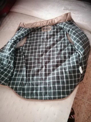 Chaleco acolchado beige hombre