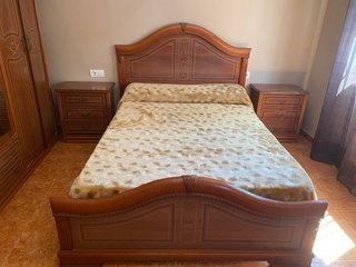 Dormitorio completo madera