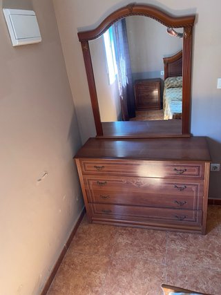 Dormitorio completo madera