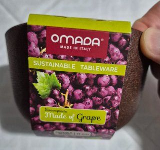 Vassoio Omada con campana Made of Grape + ciotola