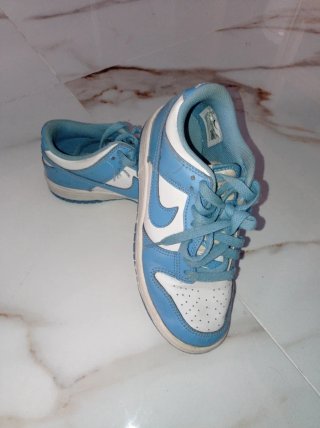 Zapatillas Nike Dunk Low Azul y Blanco