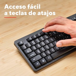 Trust tastiera wireless silenziosa ergonomica