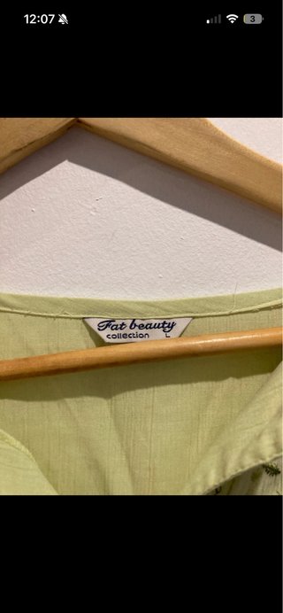 Blusa verde veraniega vintage bohemia